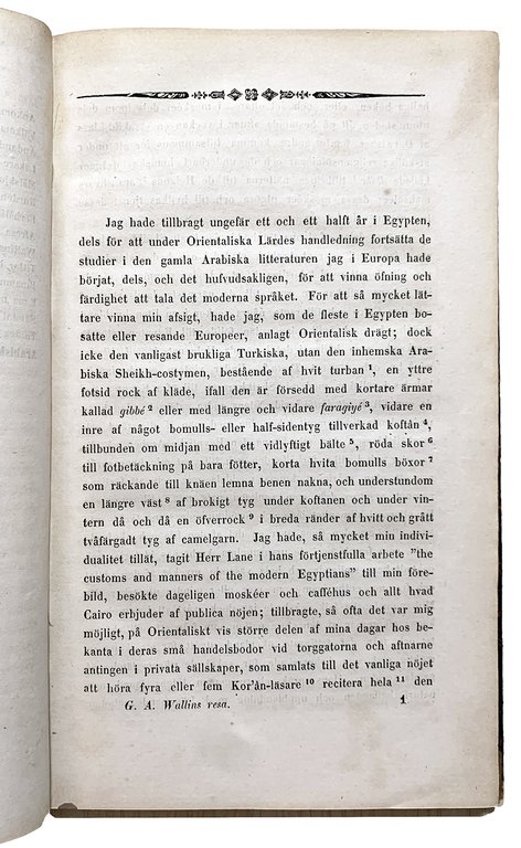 Första Resa fran Cairo till Arabiska Öknen i April 1845. … | Immagine Gallery 6