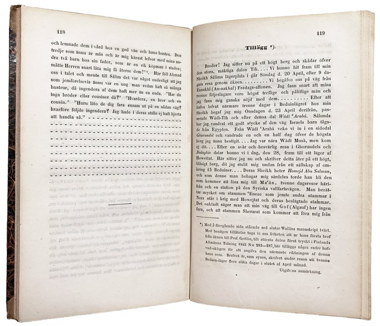 Första Resa fran Cairo till Arabiska Öknen i April 1845. … | Immagine Gallery 7
