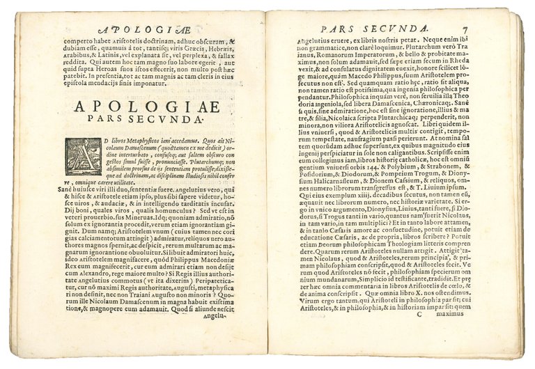 Francisci Patricii Apologia. Contra calumnias Theodori Angelutij eiusque novae sententiae …