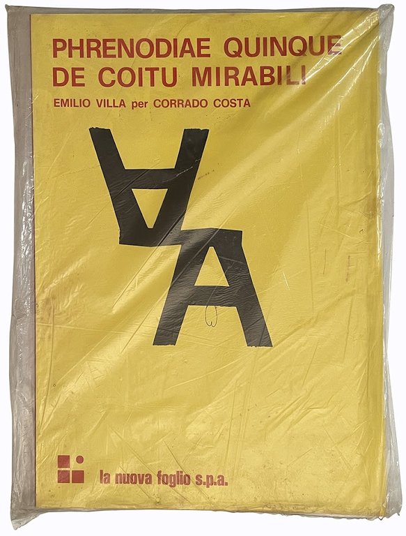 [Copertina anteriore:] Phrenodiae quinque de coitu mirabili. Emilio Villa per … | Immagine Gallery 1