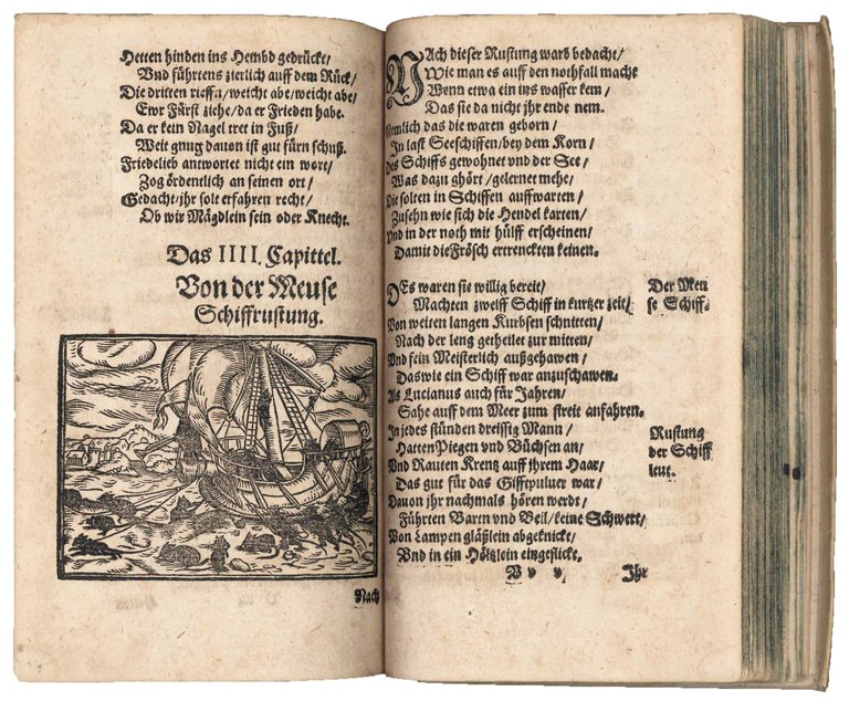 Froschmeuseler. Der Frösch und Meuse wunderbare Hoffhaltunge. Der fröhlichen / …