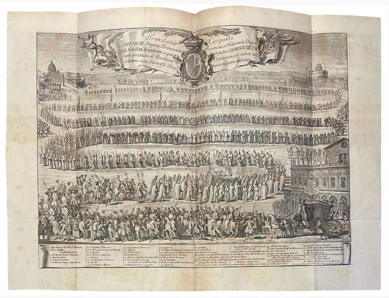 Funerali di Giacomo III. Re della Gran Brettagna celebrati per …