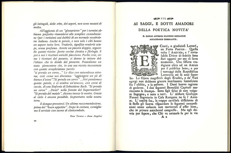 Gli elogi del porco. Capitoli berneschi di Tigrinto Bistonio P. …