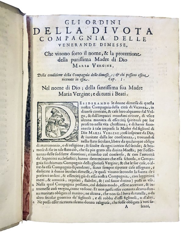 Gli Ordini della divota Compagnia delle dimesse; che vivono sotto …