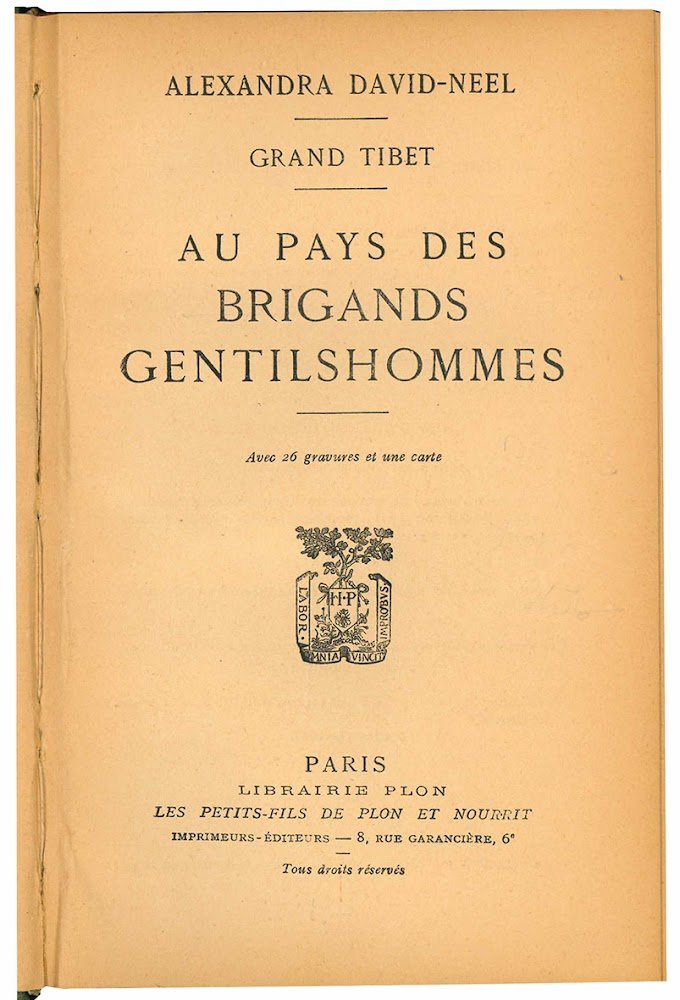 Grand Tibet. Au pays des brigands gentilshommes.