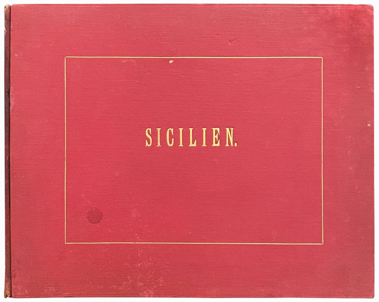 Grande album fotografico di fine Ottocento