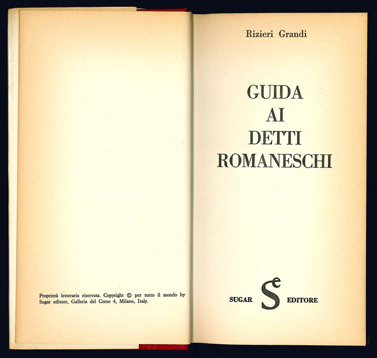 Guida ai detti romaneschi. Loro origine e significati.