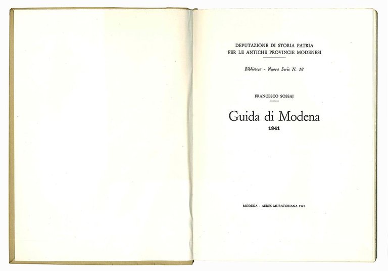 Guida di Modena 1841.