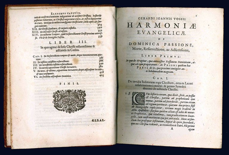 Harmoniae Evangelicae de passione, morte, resurrectione, ac ascensione Iesu Christi, …