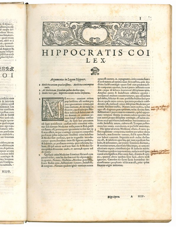 Hippocratis Coi medicorum omnium facile principis Opera. Quibus addidimus commentaria …