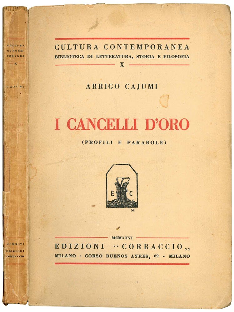 I cancelli d'oro. (Profili e parabole).