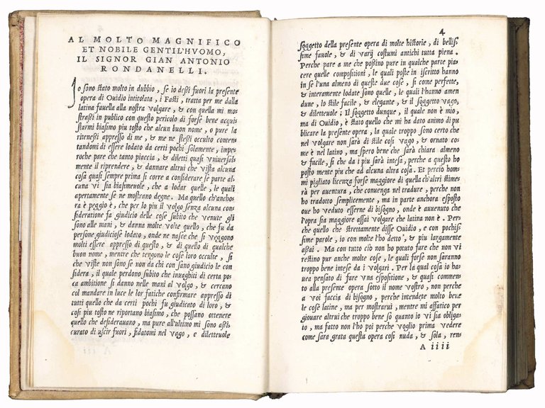 I Fasti di Ovidio tratti alla lingua volgare per Vincenzo …