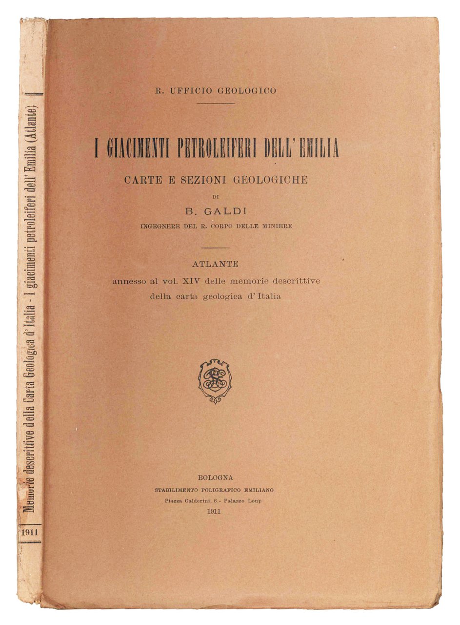 I giacimenti petroliferi dell'Emilia. Carte e sezioni geologiche. | Immagine principale