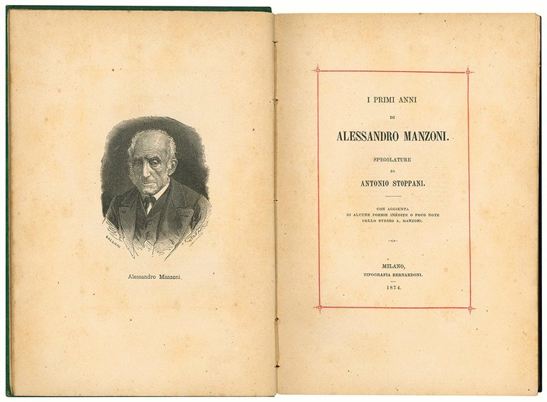 I primi anni di Alessandro Manzoni. Spigolature ... con aggiunta …
