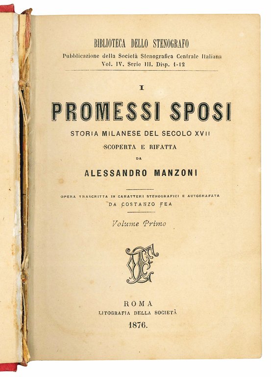 I promessi sposi storia milanese del secolo XVII scoperta e …