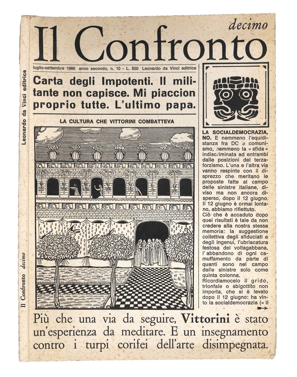 Il confronto. Mensile di politica e cultura. Anno secondo, nr. … | Immagine principale