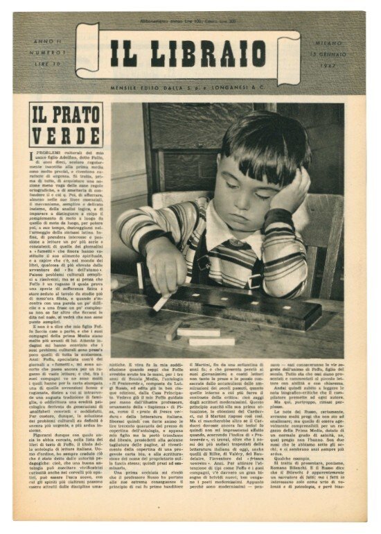 Il libraio. 7 numeri: Anno I, nr. 3, 6; Anno …