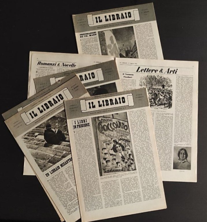 Il libraio. 7 numeri: Anno I, nr. 3, 6; Anno …