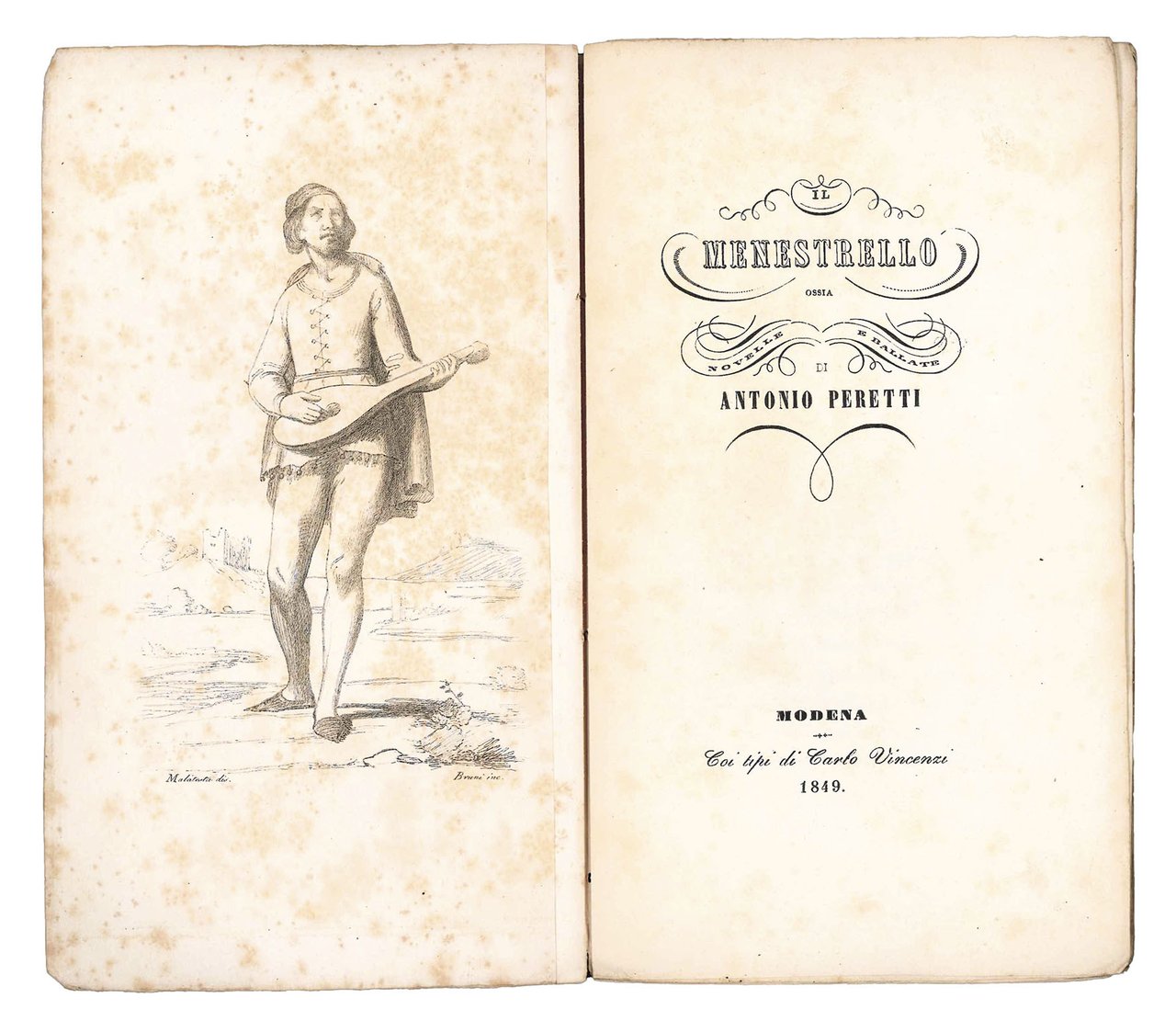 Il menestrello, ossia Novelle e ballate. | Immagine principale