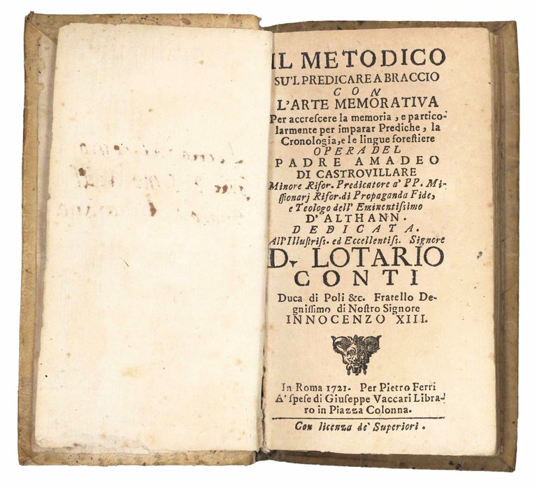 Il metodico sul predicare a braccio con l'arte memorativa per … | Immagine Gallery 2