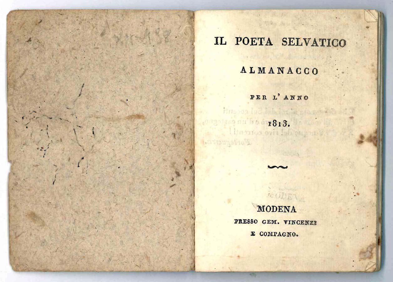 Il poeta selvatico almanacco per l'anno 1813