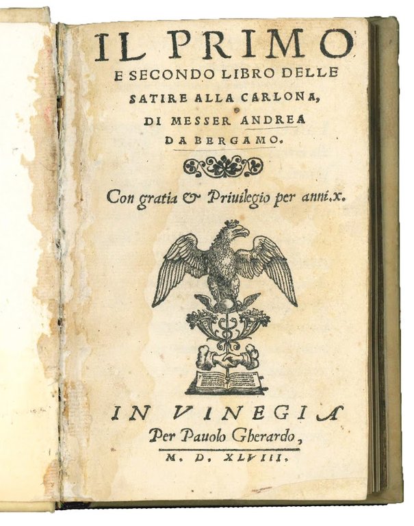 Il Primo e Secondo Libro delle Satire alla Carlona