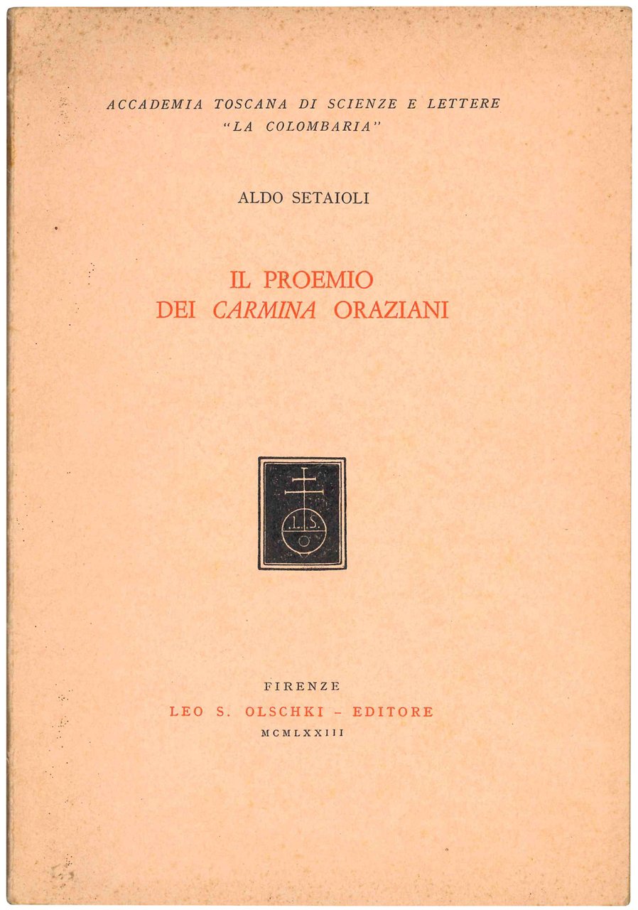 Il proemio dei Carmina oraziani. | Immagine principale