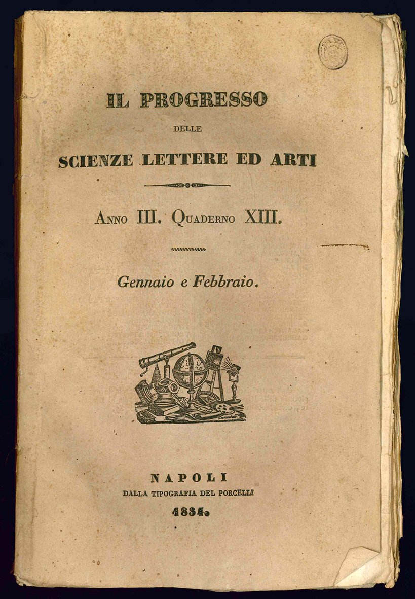 Il progresso delle scienze, delle lettere ed arti. Opera periodica …