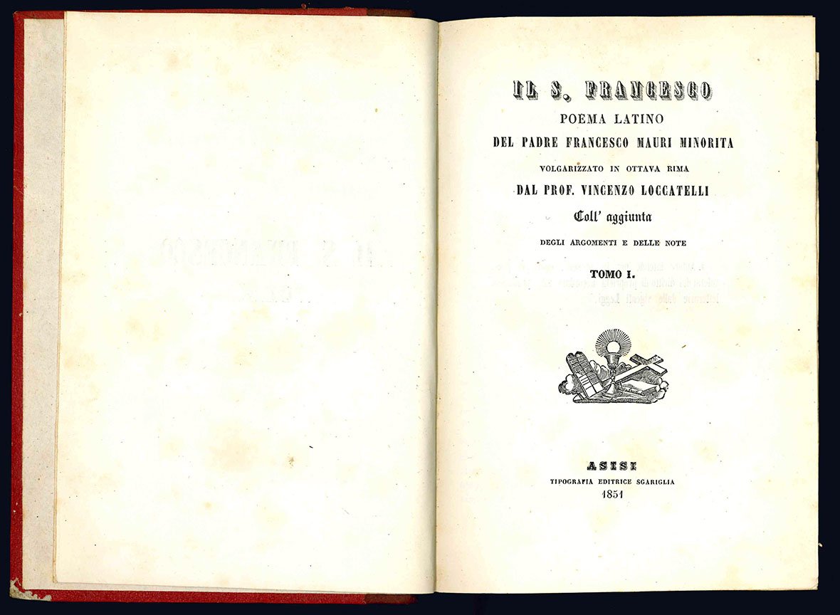 Il S. Francesco poema latino del padre Francesco Mauri minorita …