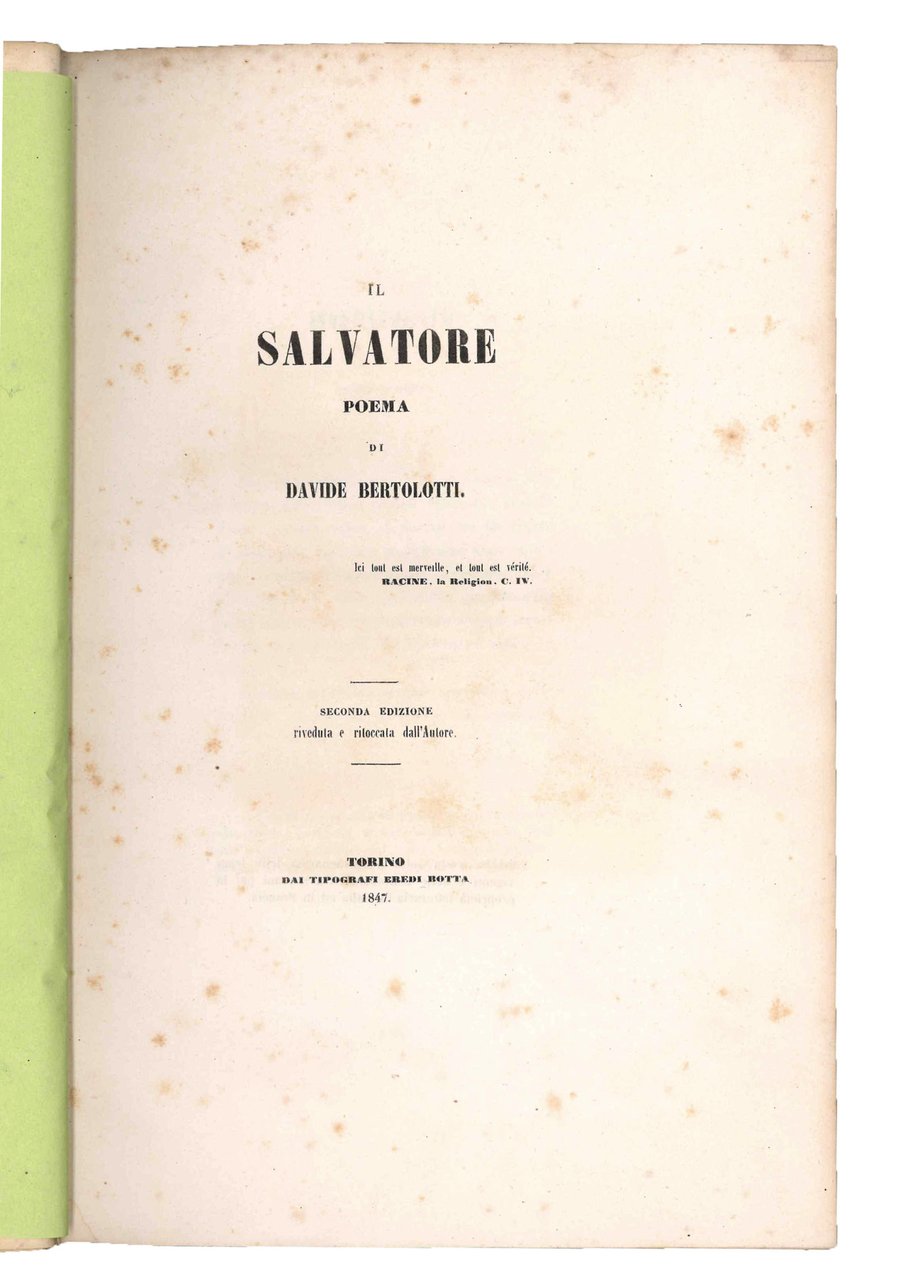 Il salvatore. | Immagine principale
