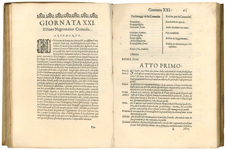 Il teatro delle favole rappresentative, overo la ricreatione comica, boscareccia, …
