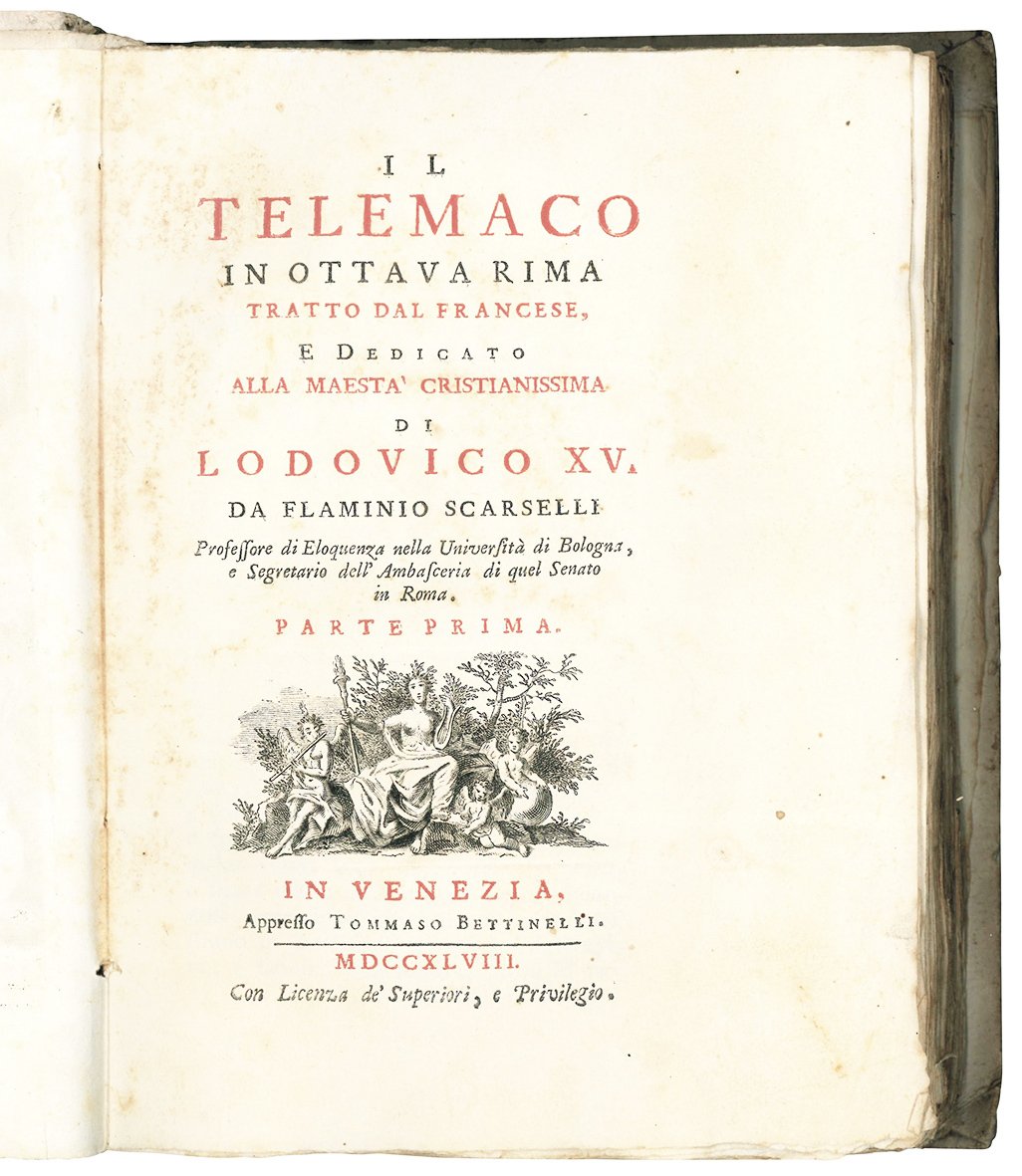 Il Telemaco in ottava rima tratto dal francese, e dedicato …