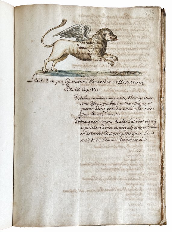 Illustrated manuscript on paper in Italian and Latin. Italy, first …