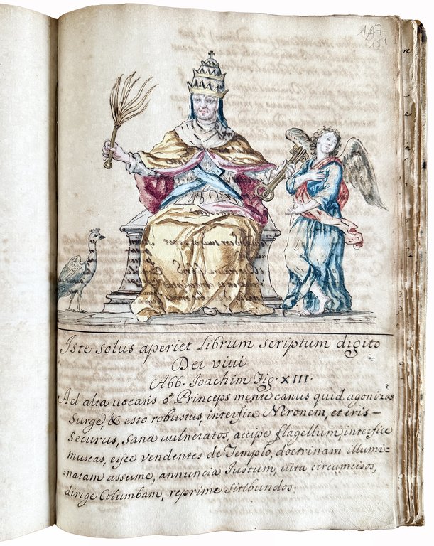 Illustrated manuscript on paper in Italian and Latin. Italy, first …