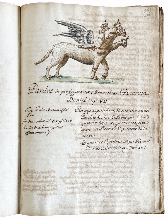 Illustrated manuscript on paper in Italian and Latin. Italy, first …