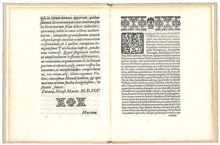 In adventu Ill.mi &amp; R.mi Marci Cornelii, Episcopi Patavini, pro …