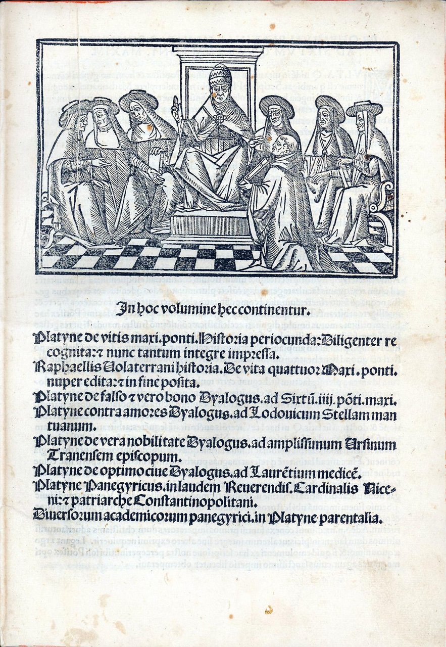 In hoc volumine hec continentur. Platyne de vitis maxi. ponti. …