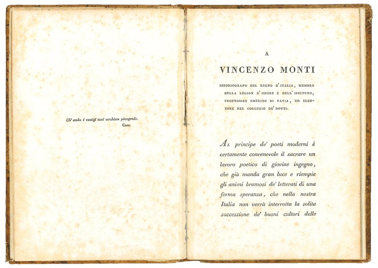 In morte di Carlo Imbonati. Versi di Alessandro Manzoni a …