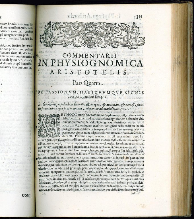 In physiognomica Aristotelis commentarii a Camillo Baldo ordinariam philosophiam in …