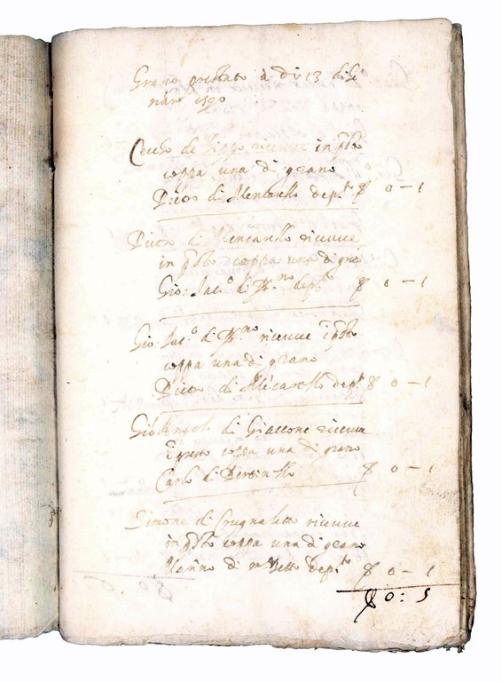 In questo presente libretto io Lod.o Bac.o scriverò il grano … | Immagine Gallery 2