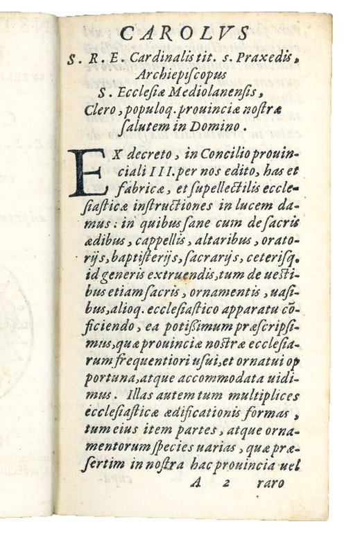 Instructionum fabricae, et supellectilis ecclesiasticae libri II