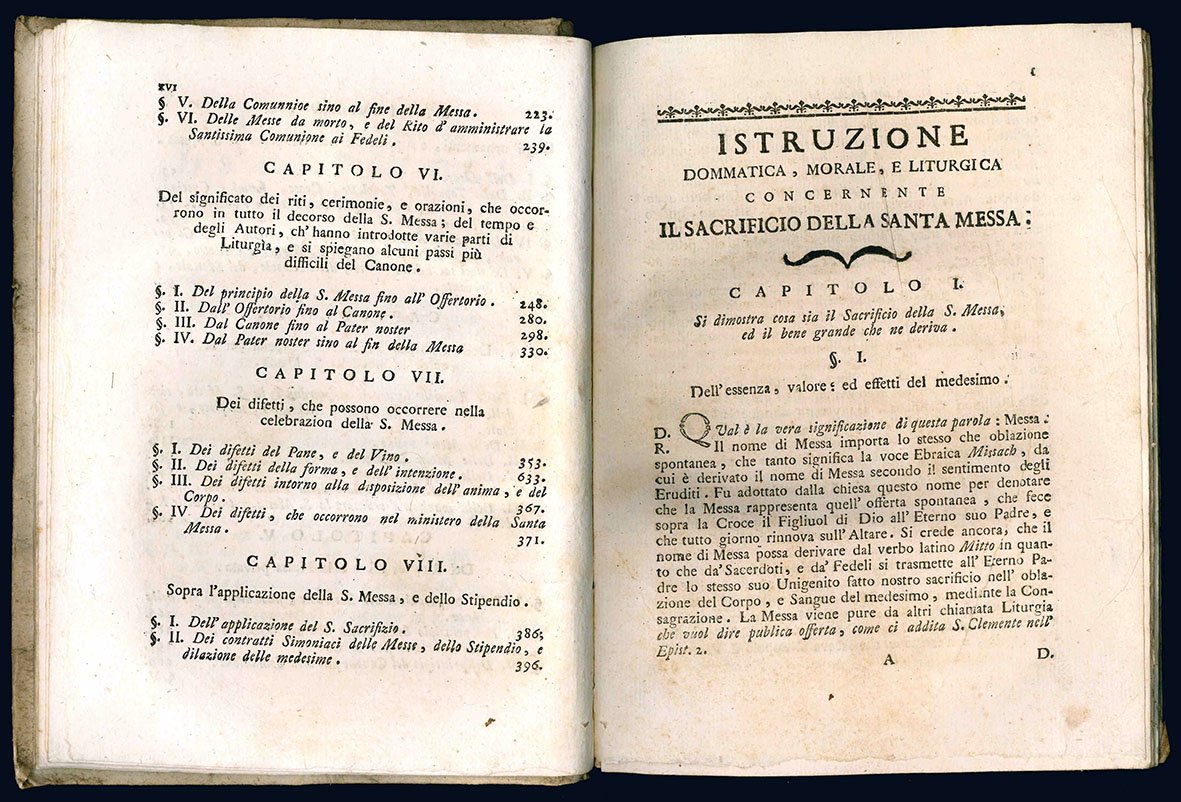 Istruzione dommatica, morale, e liturgica nella quale si da' a' …