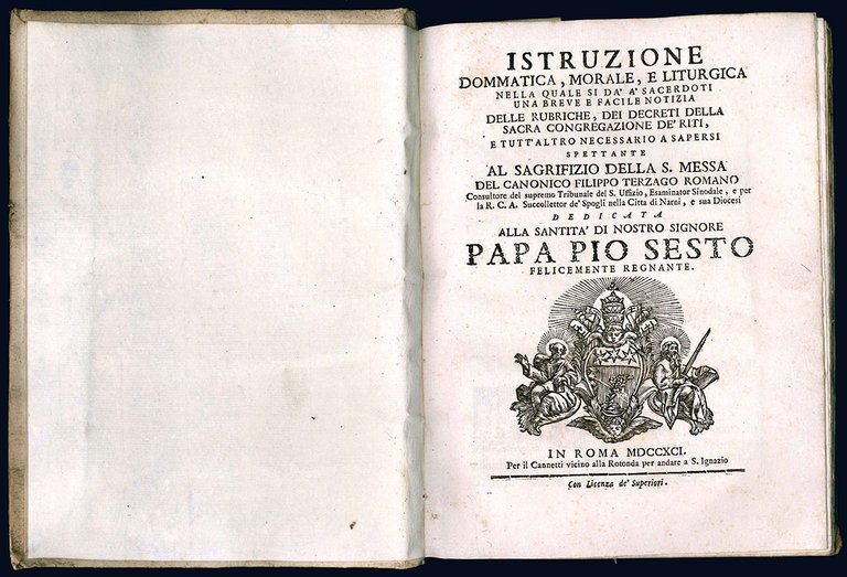 Istruzione dommatica, morale, e liturgica nella quale si da' a' …