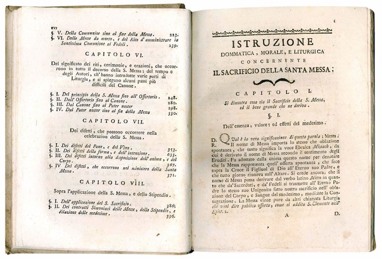 Istruzione dommatica, morale, e liturgica nella quale si da' a' …