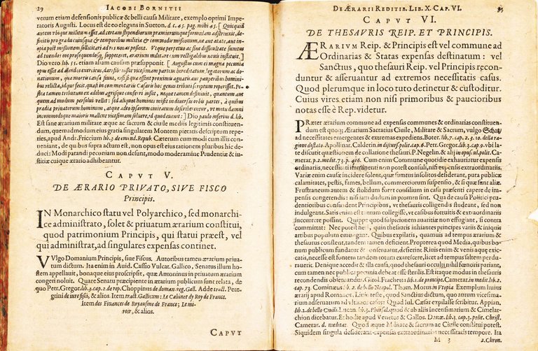 Jacobi Bornitii Iurisconsulti Aerarium, sive Tractatus Politicus De Aerario Sacro … | Immagine Gallery 3