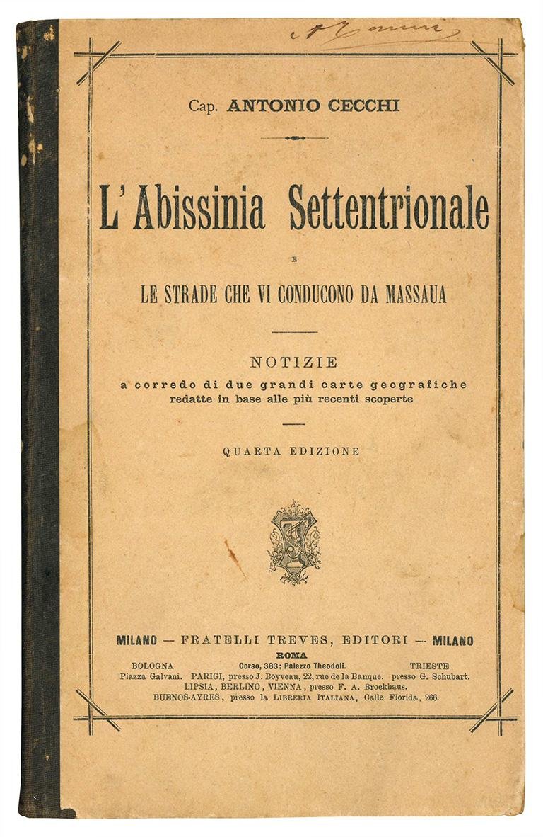 L'Abissinia settentrionale e le strade che vi conducono da Massaua. …