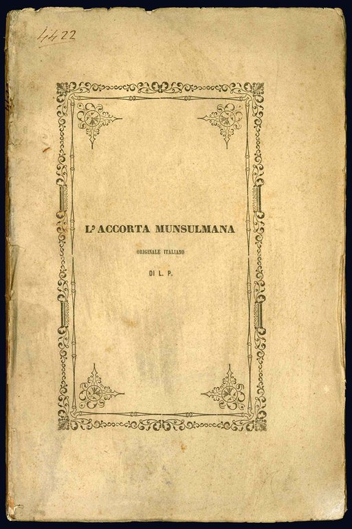 L'accorta munsulmana. Originale italiano di L.P.