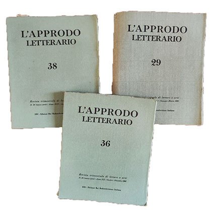 L'approdo letterario, rivista trimestrale di lettere e arti. Lotto di … | Immagine Gallery 2