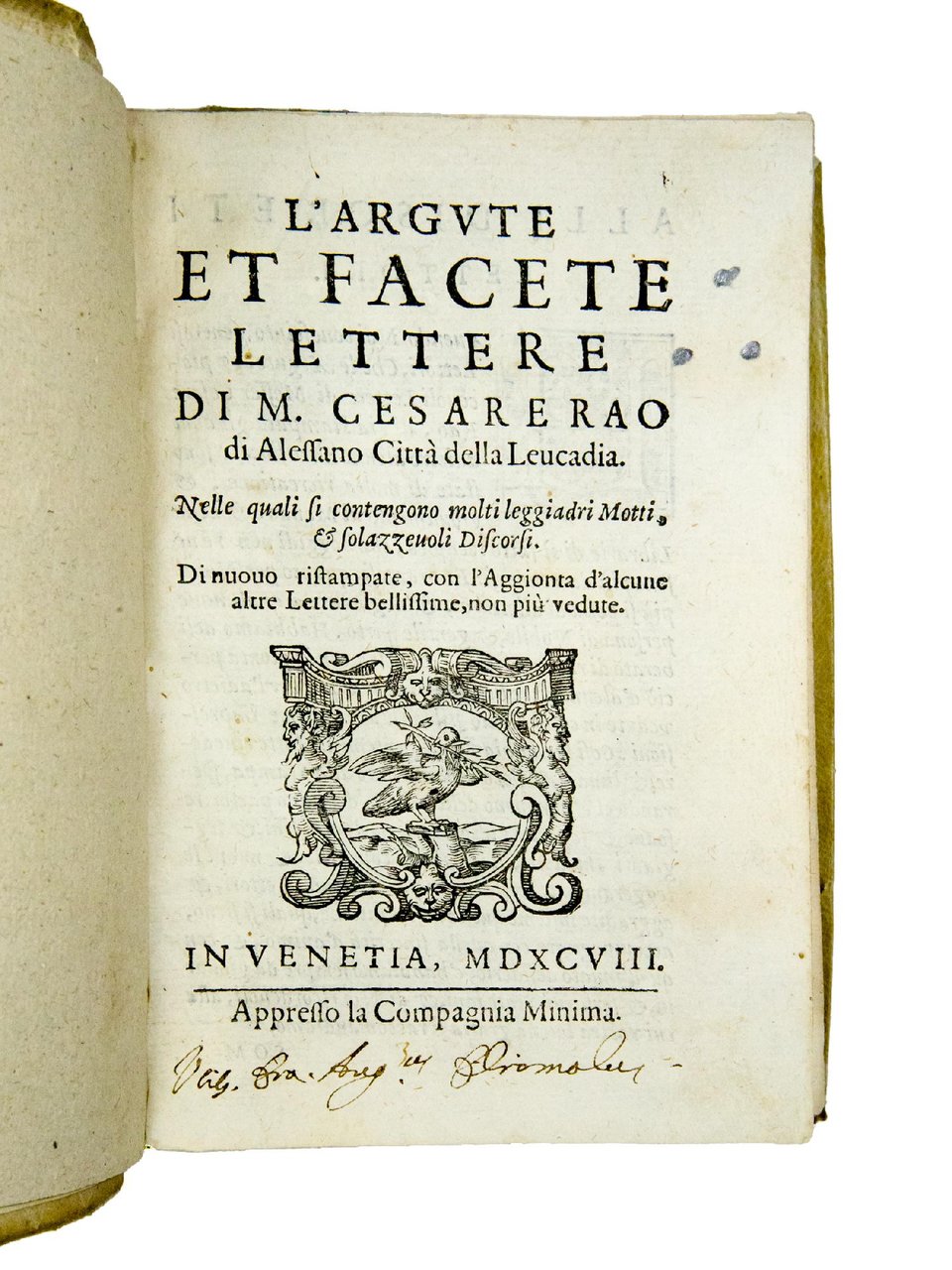 L'argute et facete lettere [...] Nelle quali si contengono molti …