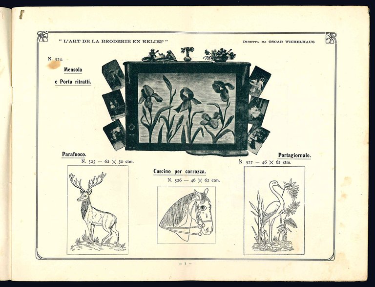 L'Art de la broderie en relief.